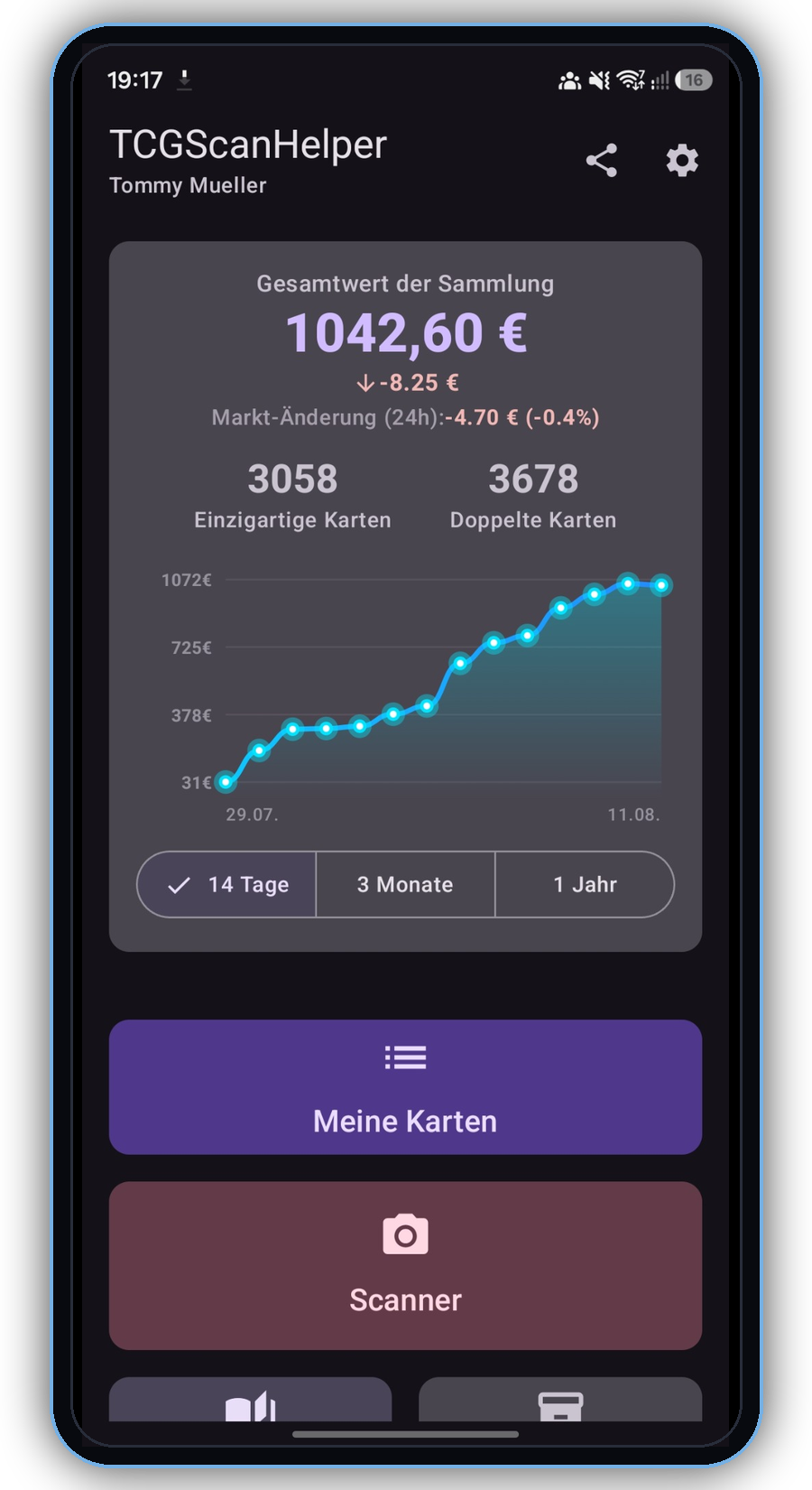 TCGScanHelper Smartphone Mockup